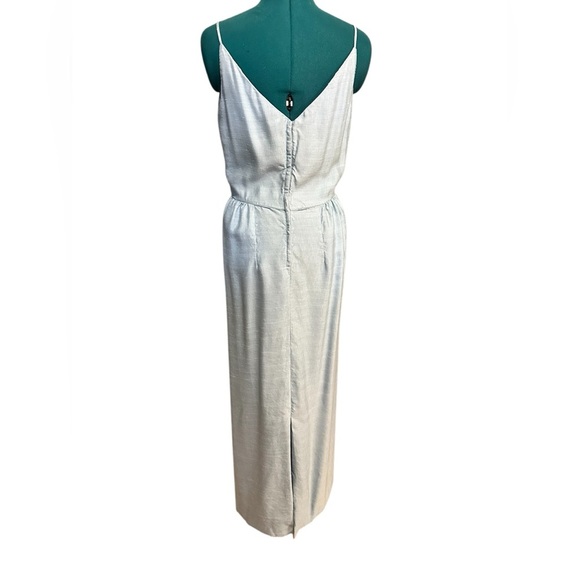 Elegant Evening Pin Up Retro Vintage Dress Light Blue Size Small - Picture 4 of 12